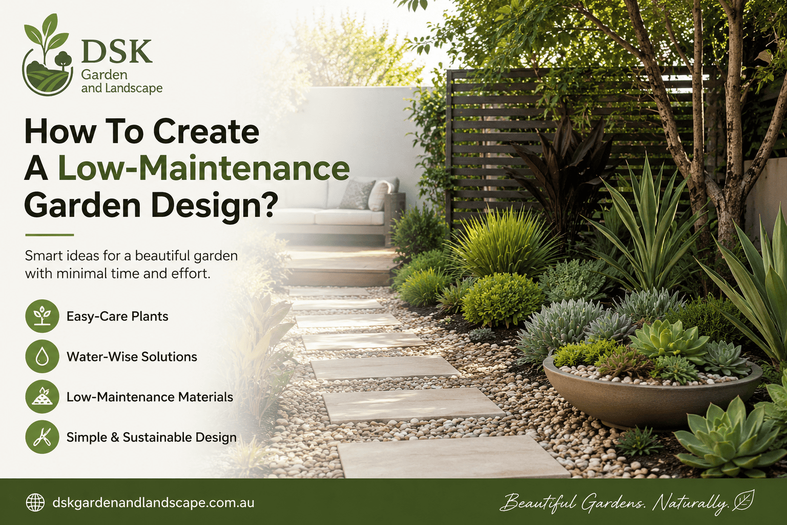 How To Create A Low-Maintenance Garden Design?
