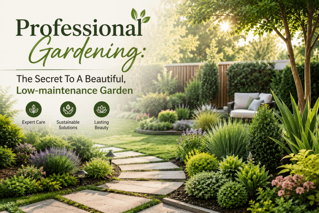Professional Gardening: The Secret To A Beautiful, Low-maintenance Garden
