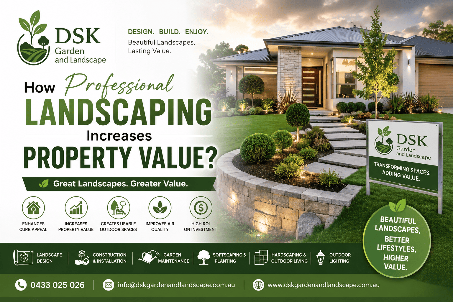 How Professional Landscaping Increases Property Value? 