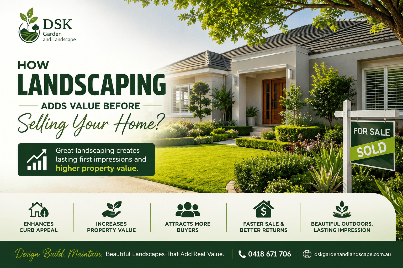 How Landscaping Adds Value Before Selling Your Home?