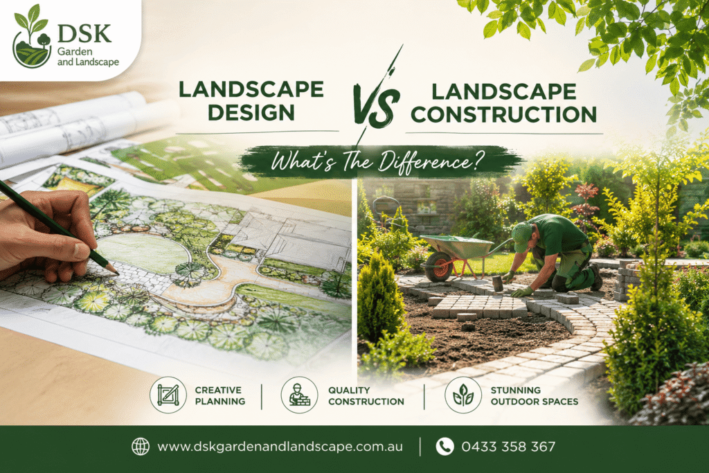 Landscape Design Vs Landscape Construction: What’s The Difference?