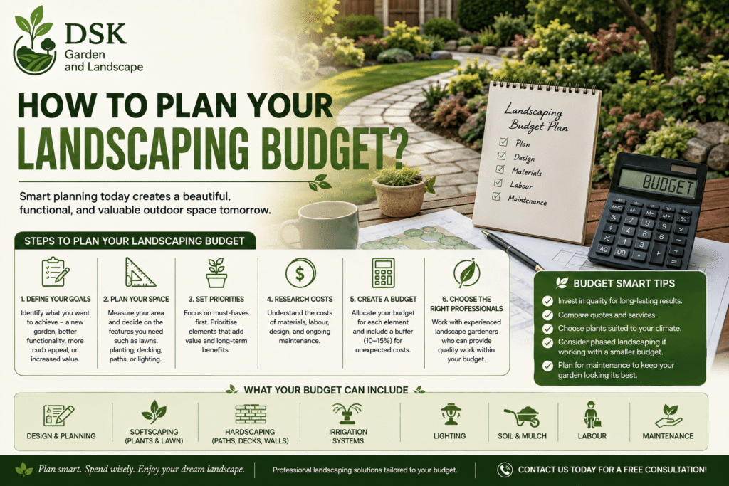 HOW TO PLAN YOUR LANDSCAPING BUDGET