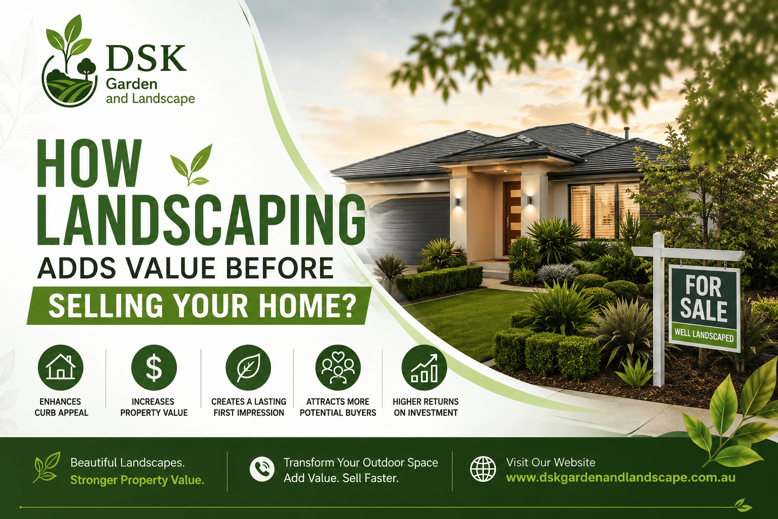 How Landscaping Adds Value Before Selling Your Home?